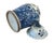 Vintage Large Chinoiserie B & W Porcelain Ginger Jar W/Birds 24" H For Sale - Image 9 of 10