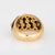 1990s 1991 Cartier Carved Aquamarine Diamond Ring Sz 6 Eu 52 Band 18k Gold Signed For Sale - Image 5 of 7
