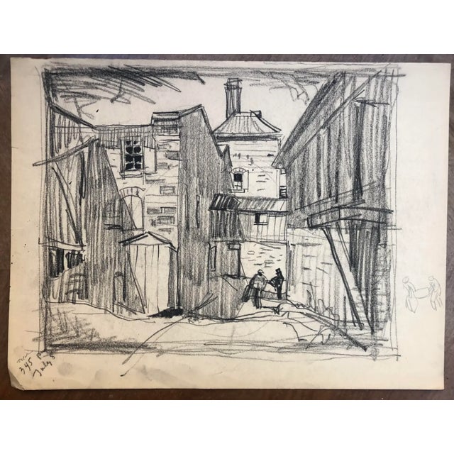 Parisian city scene by Norman Kent (1903-1972). Born in Pittsburgh, American artist Norman Kent attended the Rochester...