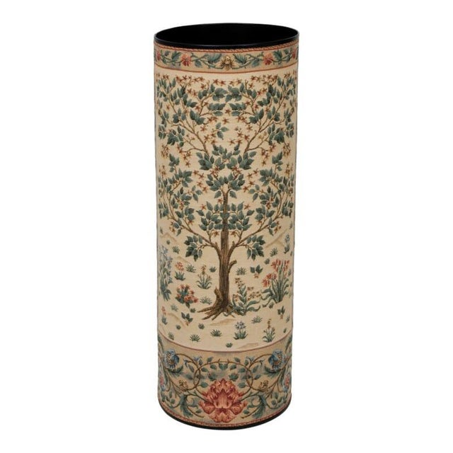 A lovely addition to any home, this stylish and durable tapestry umbrella stand is constructed from metal and covered in...