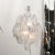 Pair of Modernist Hand-Blown Murano Glass Diamond Form Polyhedral Sconces For Sale - Image 4 of 12