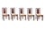 Brown Chinese Duck Motif Inlaid Dining Chairs, 5 For Sale - Image 8 of 8
