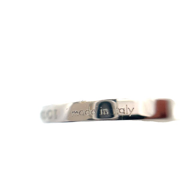 Metal Gucci 18k White Gold Pendant Necklace With Diamond Accents For Sale - Image 7 of 10