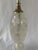 Hand Carved and Polished Solid Rock Crystal Stacked Lamps With Nickel Hardware - a Pair For Sale - Image 4 of 8
