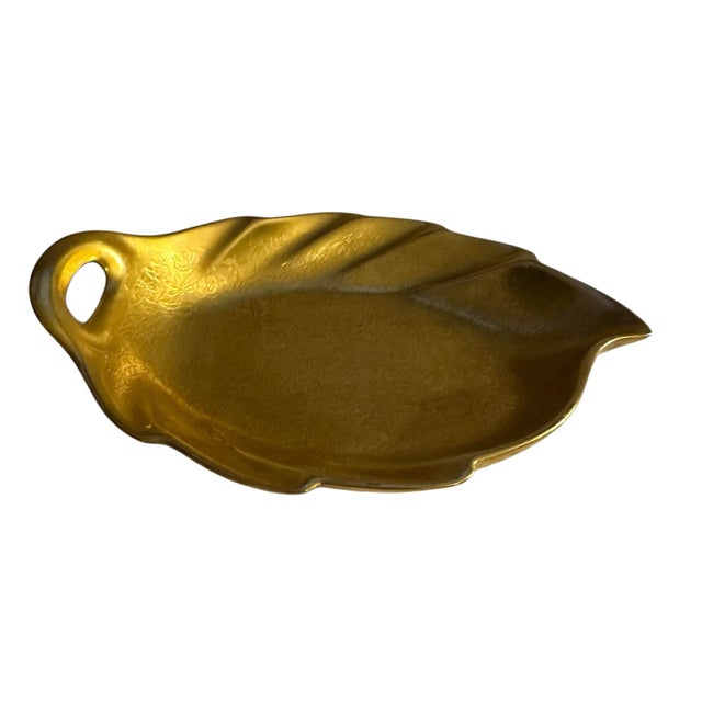 Victorian Vintage Pickard Rose & Daisy Porcelain Vanity Dish For Sale - Image 3 of 7