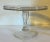 Antique 18th century Anglo Irish George III blown glass tazza or cake stand. Originally used to serve syllabub cups....