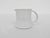 White glazed ceramic pitcher and glasses dimension: 10 x HT 8.5 cm. This piece has an attribution mark, I am sure that it...