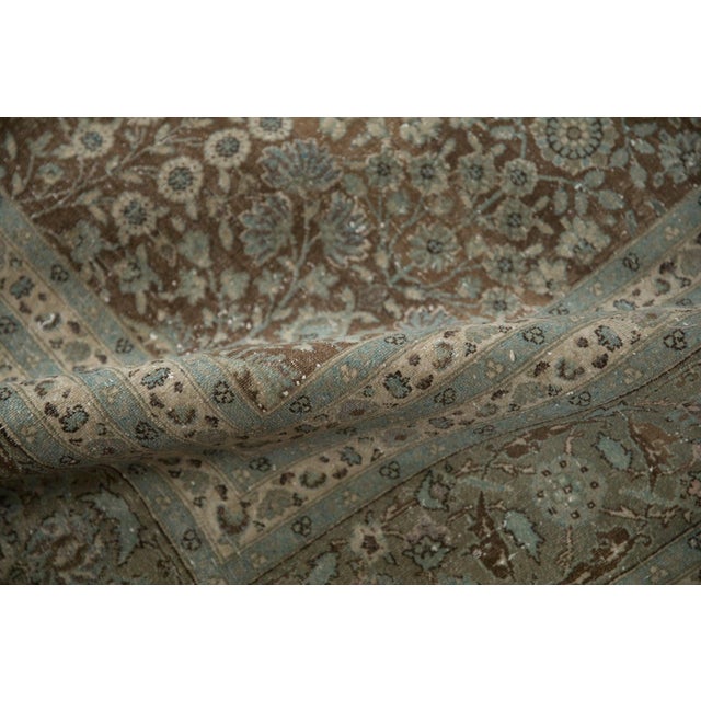 1970s Vintage Distressed Hereke Carpet - 9'9" x 13'8" For Sale - Image 5 of 11