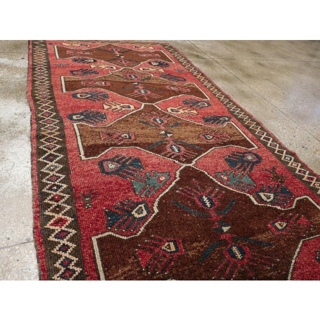 Mid 20th Century Galerie Shabab Collection Mid-20th Century Turkish Anatolian Wide Gallery Runner For Sale - Image 5 of 10