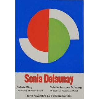 Galerie Bing Poster after Sonia Delaunay For Sale