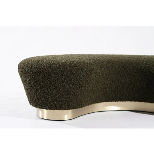 Green The Freeform Ottoman by Stamford Modern For Sale - Image 8 of 12