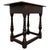 Gold Antique English Carved Oak Side Table For Sale - Image 8 of 12