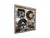 Hal Bienenfeld 1970s Mid-Century Hal Bienenfeld Mirror Sculpture With Square and Circle Design For Sale - Image 4 of 6