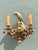 Mid 20th Century Vintage Brass and Crystal Parrot Sconce For Sale - Image 5 of 12