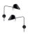 Serge Mouille 'Antony' Wall Lamps in Black - a Pair For Sale - Image 9 of 9