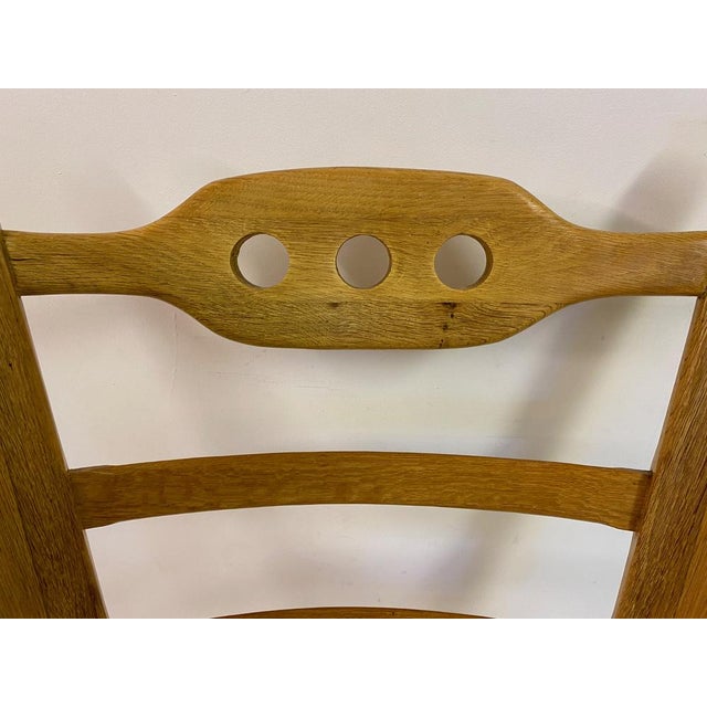 Dutch Brutalist Armchair in Oak, 1960s For Sale - Image 9 of 17