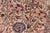 Shabby Chic Floral 1990's Pak-Persian Ivory/Blue Wool Rug - 9'1'' X 12'7'' For Sale - Image 4 of 9
