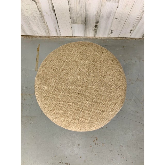 Faux Bamboo Metal Stool For Sale - Image 10 of 11