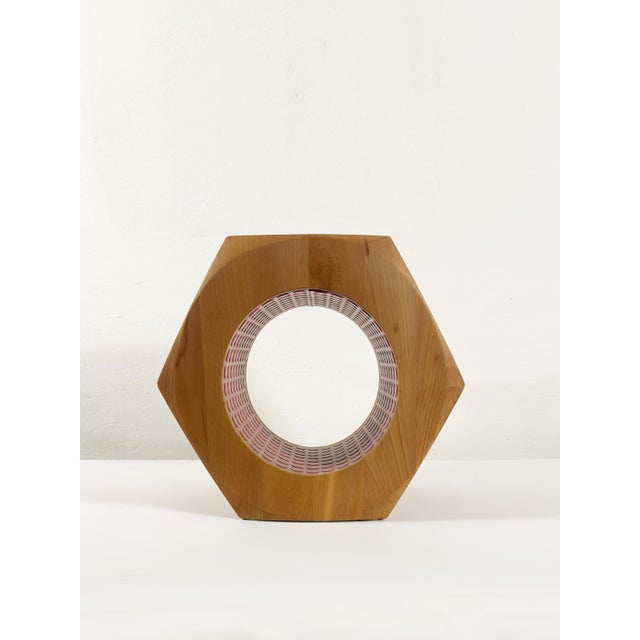 Wood Nut Stool by Mauro Dell'Orco For Sale - Image 7 of 11