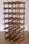Very architectural looking vintage Danish modern wine rack. It's often attributed to Richard Nissen for Langaa of Denmark...