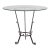 1920s Spanish Wrought Iron and Glass Center Table For Sale