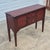 Distressed Rustic Burgundy Red Console Table Sideboard Buffet Credenza For Sale - Image 9 of 9