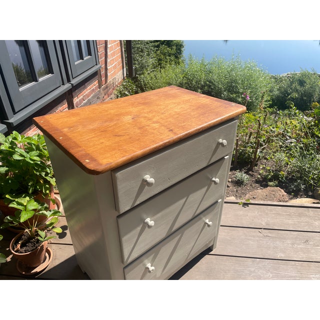 Small Antique Chest of Drawers, 1890s For Sale - Image 13 of 17