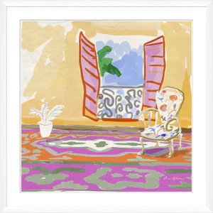 Apres Sun By Dana Gibson, Framed Art Print