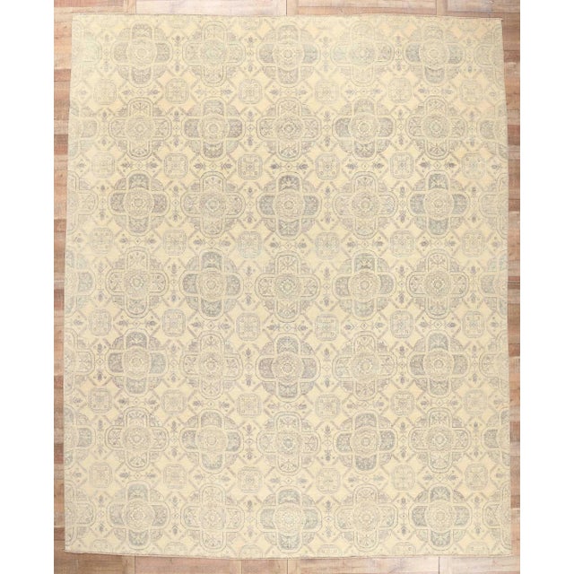 Vintage Modern Transitional Area Rug - 11'08 X 14'04 For Sale - Image 9 of 10