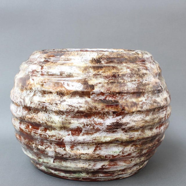 French Ceramic Vase by Alexandre Kostanda, 1950s For Sale - Image 6 of 18