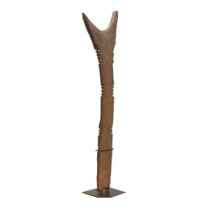 Imposing African Senufo House Post