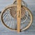 Sand 1990s Handcrafted Boho Rattan Wicker Floor Plant Stand For Sale - Image 8 of 10
