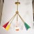 Contemporary Colorful "Harlequin" Chandelier For Sale - Image 3 of 9
