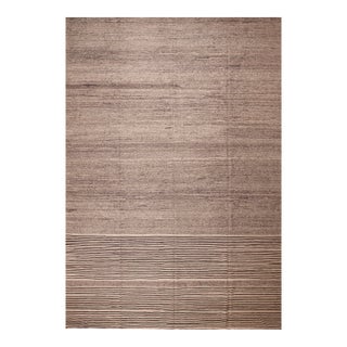 Nazmiyal Collection Large Tribal Geometric Modern Kilim Rug For Sale