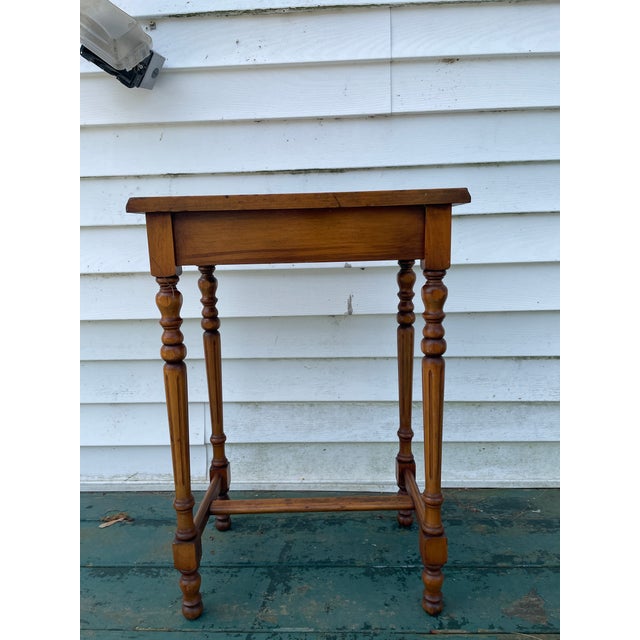 1920s Cherry End Table For Sale - Image 4 of 11