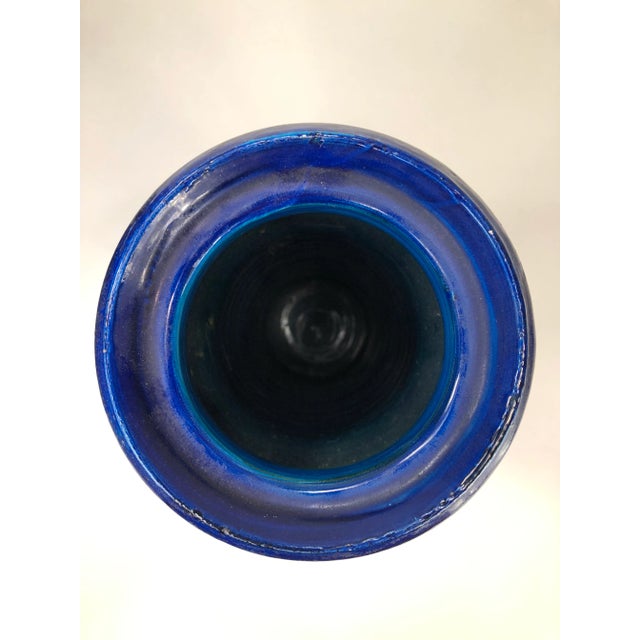 Vintage Large Paisley Bitossi Vase For Sale In Chicago - Image 6 of 7