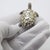 Refined vintage miniature depicting a Caretta Caretta (loggerhead) sea turtle, handcrafted in Arezzo between the 1980s and...