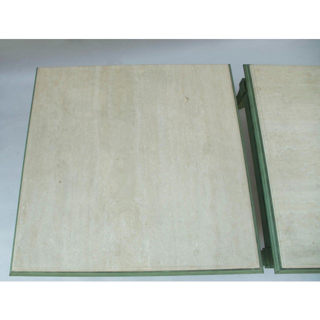 Etruscan Style Square Coffee Tables, 1970s, Set of 2 For Sale - Image 6 of 10