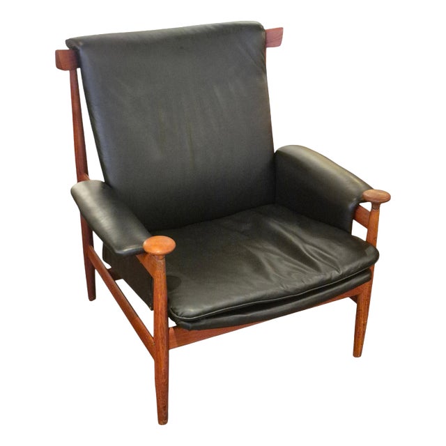 Vintage Scandinavian Bwana Lounge Chair by Finn Juhl for France & Søn, 1960s For Sale