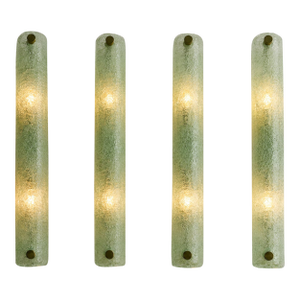 Contemporary Modern Green Graniglia ”Canalina" Murano Glass Wall Sconce-Set of 4 by SimoEng