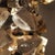 Sconce In Gold-Plated Brass With Amber Swarovski Crystals For Sale - Image 4 of 7