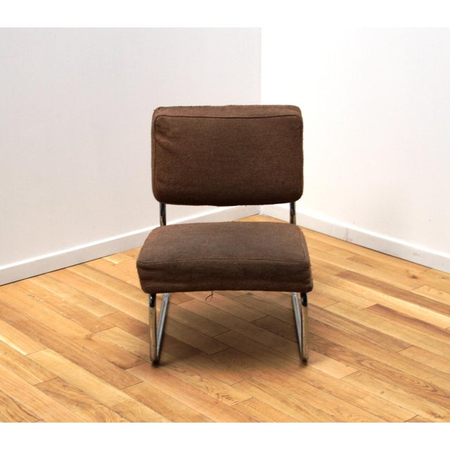 Textile Vintage Armchairs, 1950s, Set of 3 For Sale - Image 7 of 9