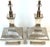 Late 20th Century Monumental Hand-Hammered Silver-Plated Modernist Table Lamps - a Pair For Sale - Image 12 of 18