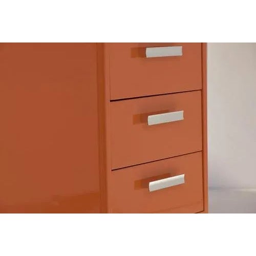 Desk in Sheet Steel from Gispen, 1955 For Sale - Image 17 of 18