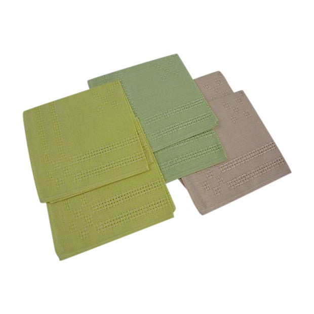 German Pastel Napkins Set of 6 Chairish