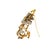 Pink Multi-Colored Gemstones Diamond Pearl Gold Piano Musical Motif Brooch For Sale - Image 8 of 8