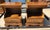 Brass Late 20th Century Complete Queen Hard Wood Bedroom Set For Sale - Image 8 of 14