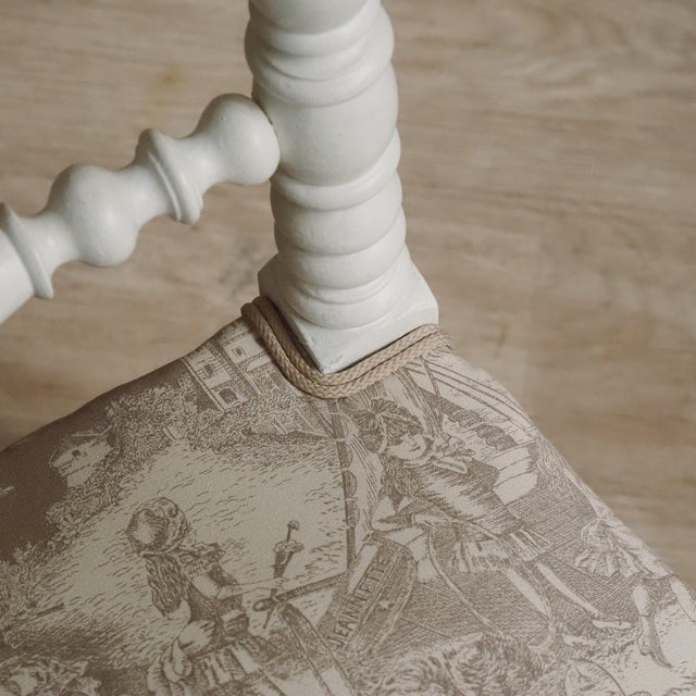 Low Gründerzeit Chair with Turned Backrest For Sale - Image 3 of 10