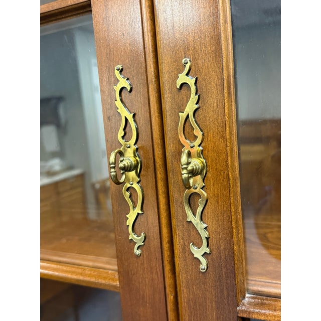 Vintage Pennsylvania House Solid Cherry Block Front Secretary Desk For Sale In New York - Image 6 of 12