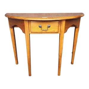 Mid 20th Century Vintage One Drawer Console Table